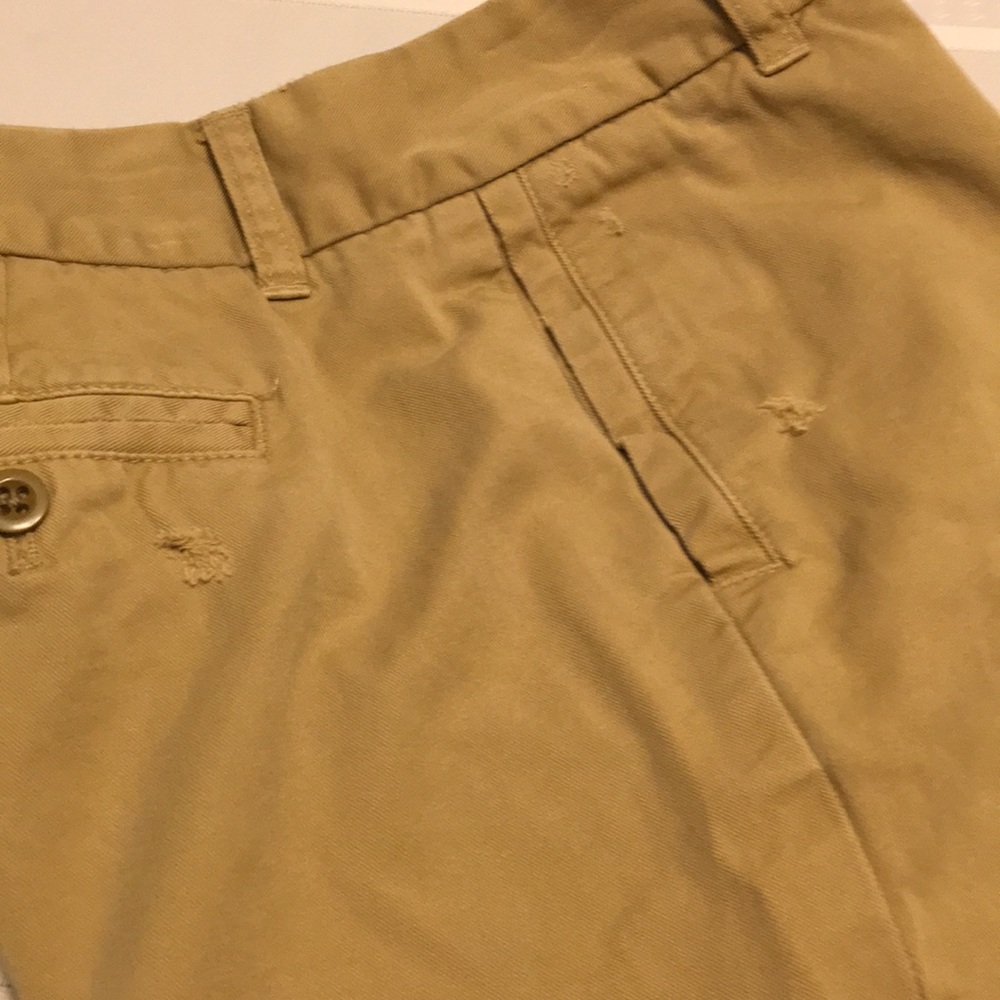 J.Crew Distressed Broken-In Khaki’s. Size 0 - image 4
